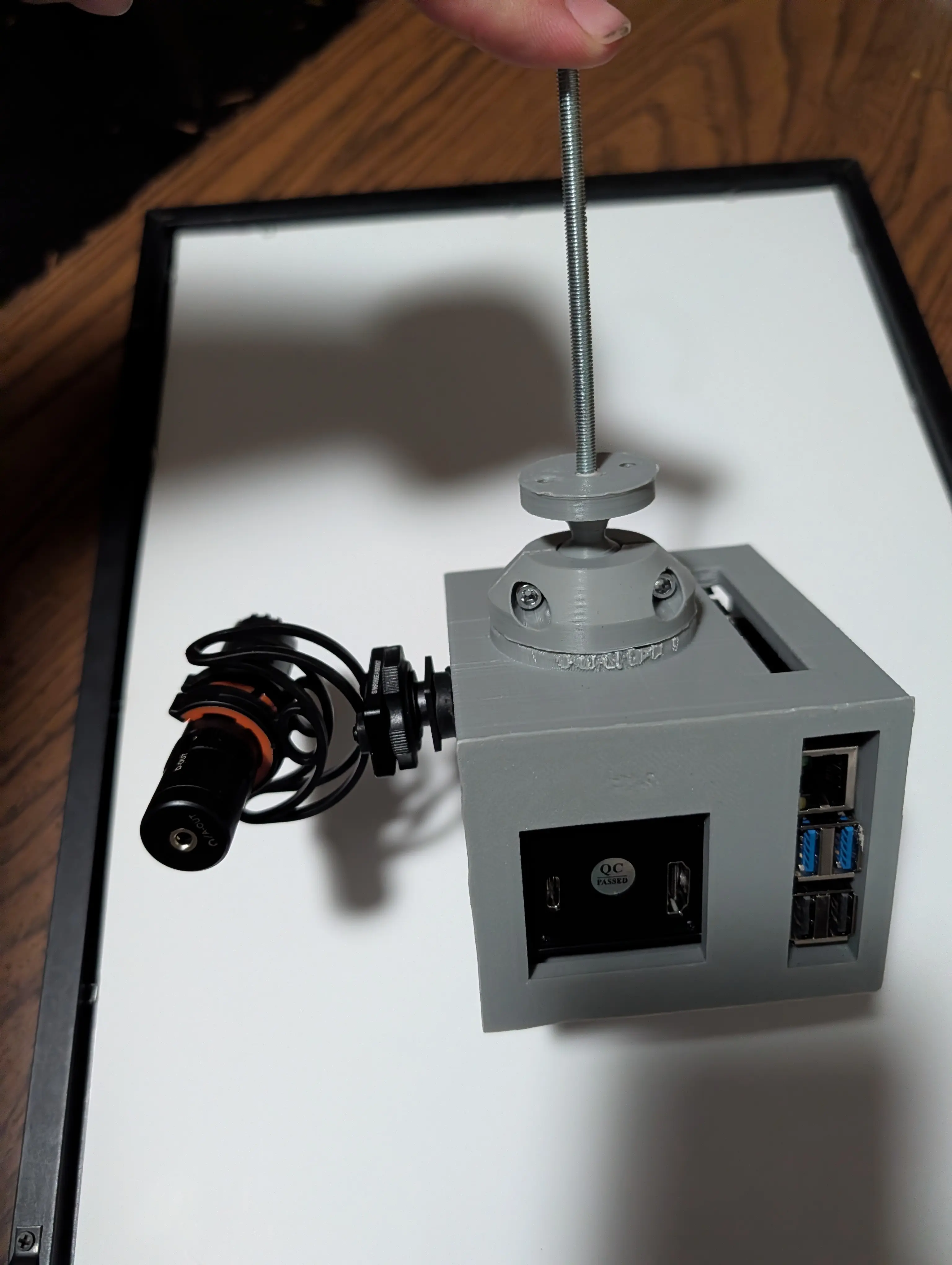 Camera box components and wiring